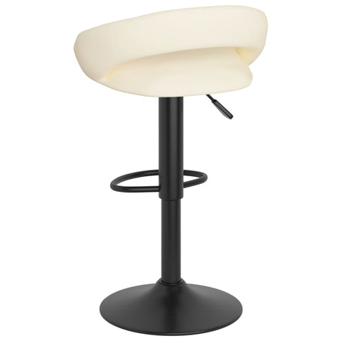 vidaXL Barhocker 2 Stk. Creme Samt