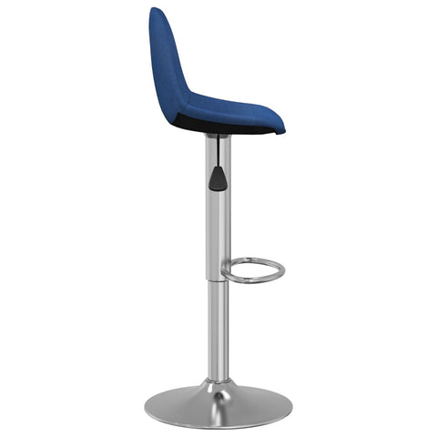 vidaXL Barhocker 2 Stk. Blau Stoff