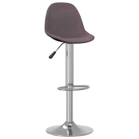 vidaXL Barhocker 2 Stk. Taupe Stoff