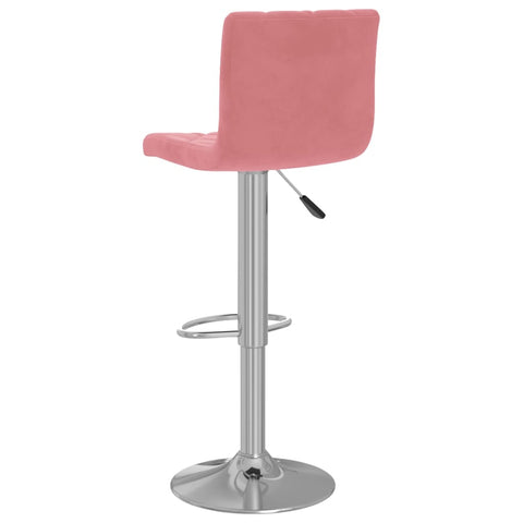 vidaXL Barhocker 2 Stk. Rosa Samt