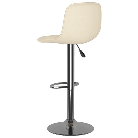 vidaXL Barhocker 2 Stk. Creme Stoff