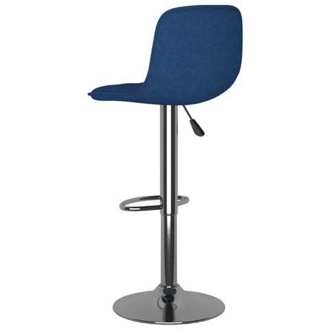 vidaXL Barhocker 2 Stk. Blau Stoff