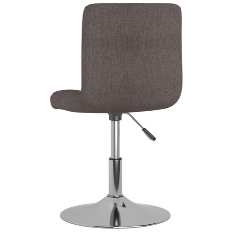 vidaXL Drehbarer Barhocker Taupe Stoff