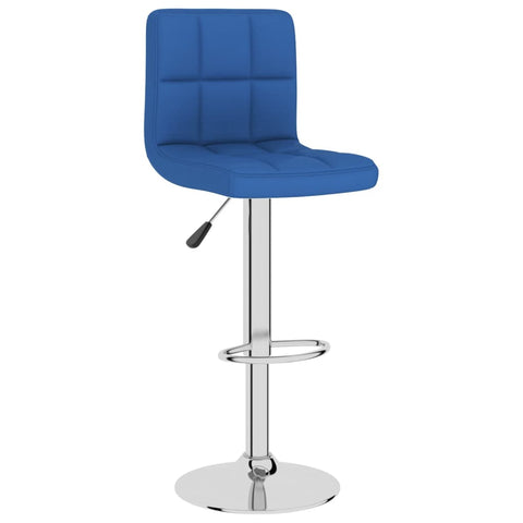 vidaXL Barhocker Blau Stoff