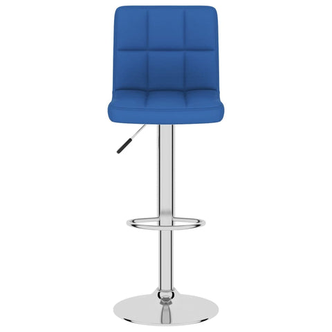 vidaXL Barhocker Blau Stoff