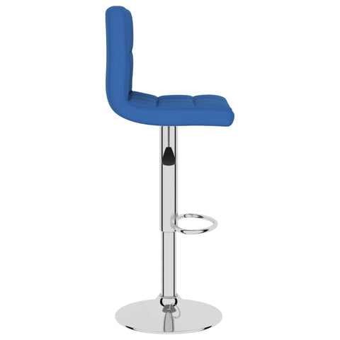 vidaXL Barhocker Blau Stoff