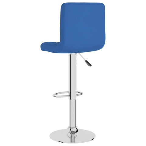 vidaXL Barhocker Blau Stoff