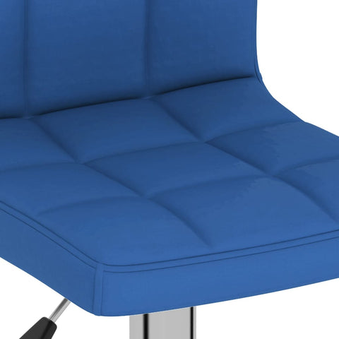 vidaXL Barhocker Blau Stoff