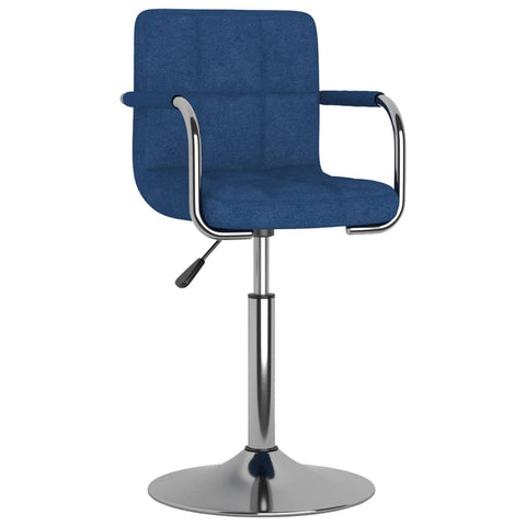 vidaXL Barhocker Blau Stoff