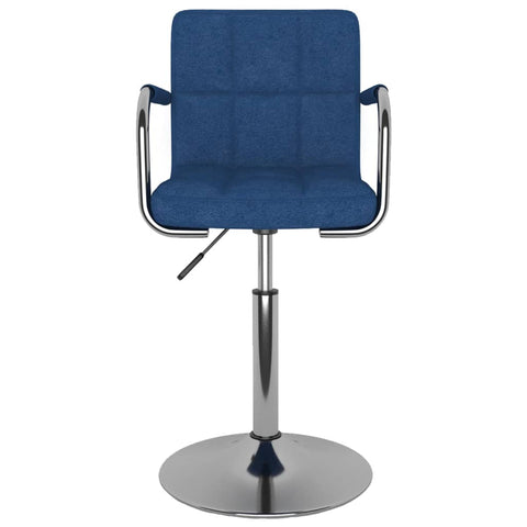 vidaXL Barhocker Blau Stoff