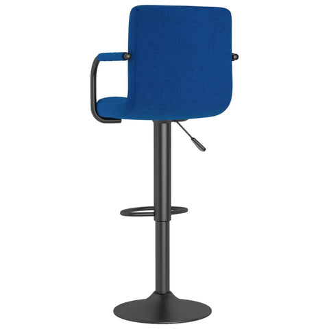 vidaXL Barhocker Blau Stoff