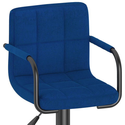 vidaXL Barhocker Blau Stoff