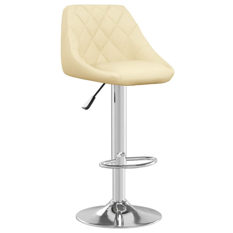 vidaXL Barhocker 2 Stk. Creme Kunstleder