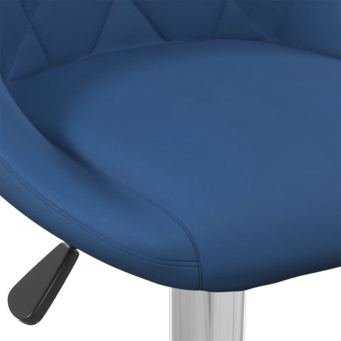 vidaXL Barhocker 2 Stk. Blau Samt