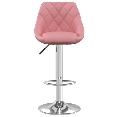 vidaXL Barhocker 2 Stk. Rosa Samt