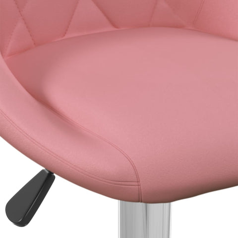 vidaXL Barhocker 2 Stk. Rosa Samt