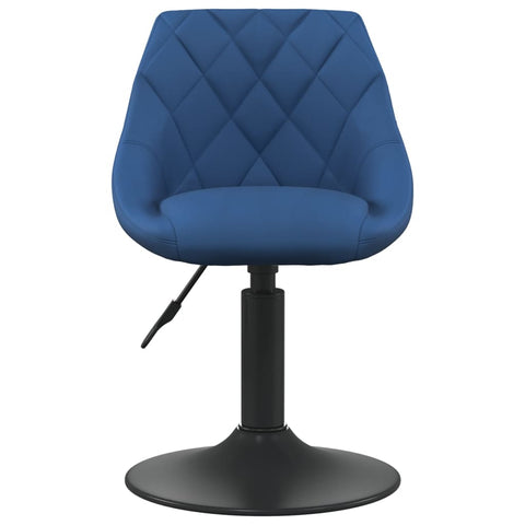 vidaXL Barhocker Blau Samt