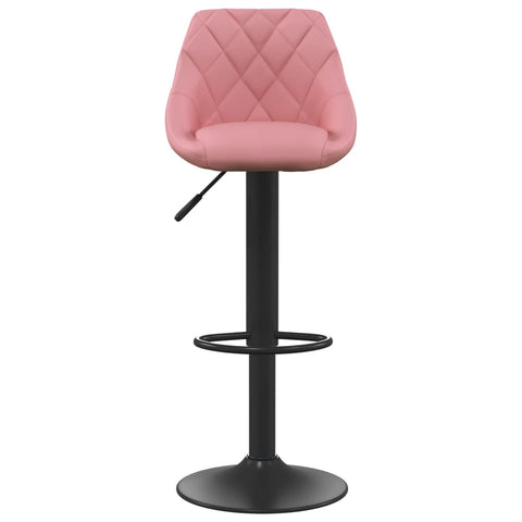 vidaXL Barhocker 2 Stk. Rosa Samt