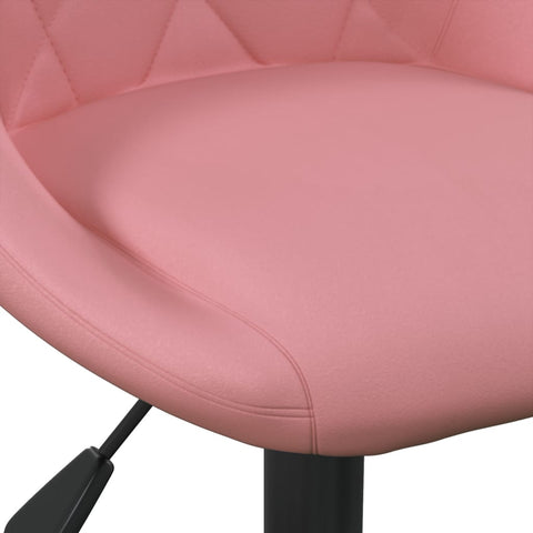 vidaXL Barhocker 2 Stk. Rosa Samt