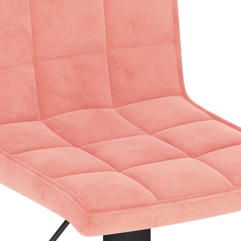 vidaXL Barhocker 2 Stk. Rosa Samt