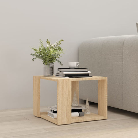 vidaXL Couchtisch Sonoma-Eiche 40x40x30 cm Holzwerkstoff