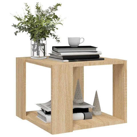 vidaXL Couchtisch Sonoma-Eiche 40x40x30 cm Holzwerkstoff