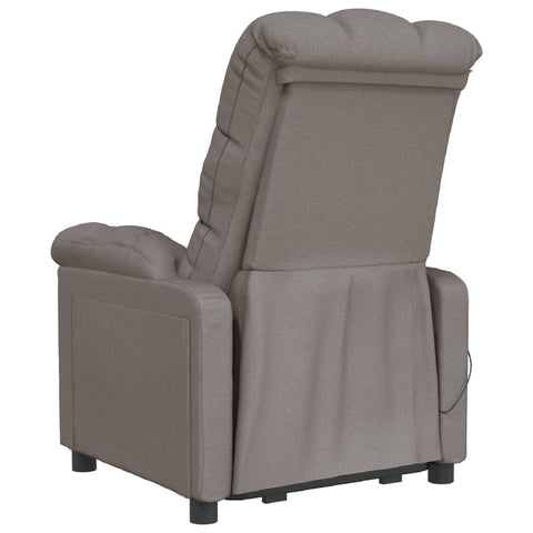 Relaxsessel Elektrisch Taupe Stoff