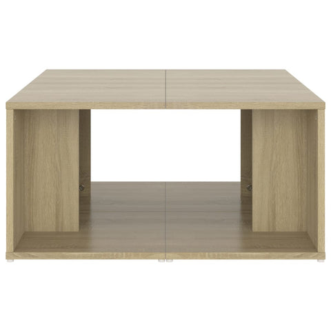 vidaXL Couchtische 4 Stk. Sonoma-Eiche 33x33x33 cm Holzwerkstoff