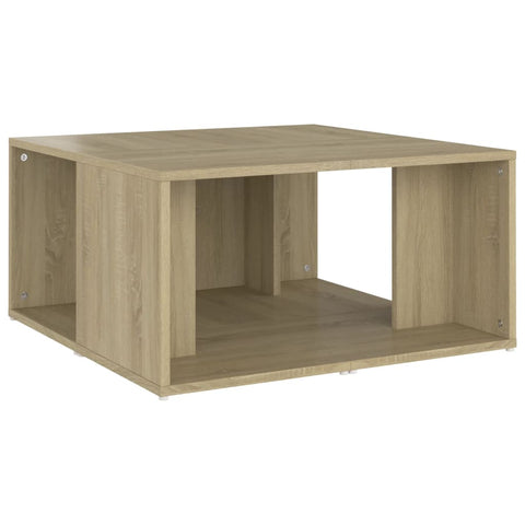 vidaXL Couchtische 4 Stk. Sonoma-Eiche 33x33x33 cm Holzwerkstoff