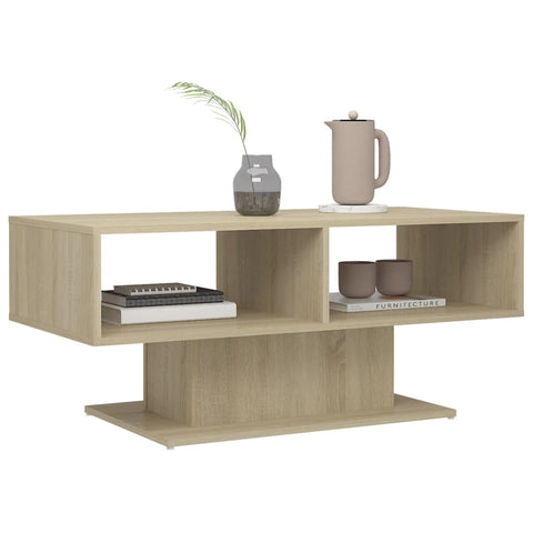 vidaXL Couchtisch Sonoma-Eiche 103,5x50x44,5 cm Holzwerkstoff