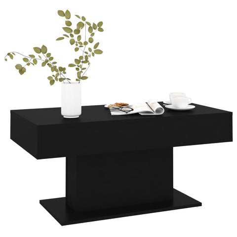 vidaXL Couchtisch Schwarz 96x50x45 cm Holzwerkstoff