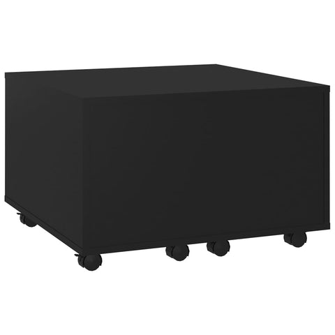 vidaXL Couchtisch Schwarz 60x60x38 cm Holzwerkstoff