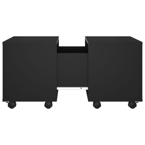 vidaXL Couchtisch Schwarz 60x60x38 cm Holzwerkstoff