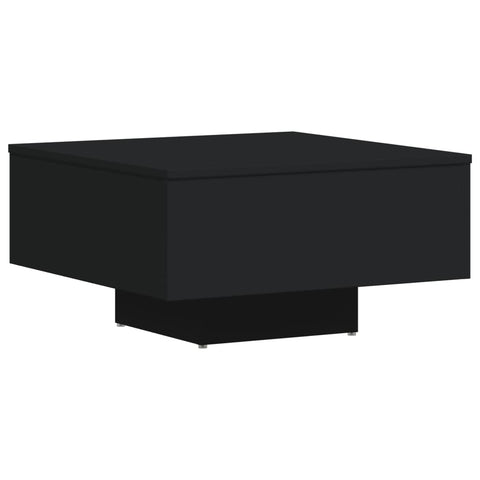 vidaXL Couchtisch Schwarz 60x60x31,5 cm Holzwerkstoff