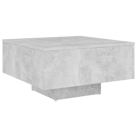 vidaXL Couchtisch Betongrau 60x60x31,5 cm Holzwerkstoff