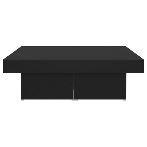 vidaXL Couchtisch Schwarz 90x90x28 cm Holzwerkstoff