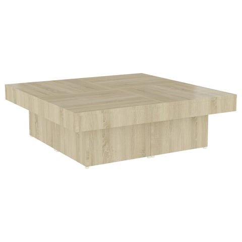 vidaXL Couchtisch Sonoma-Eiche 90x90x28 cm Holzwerkstoff