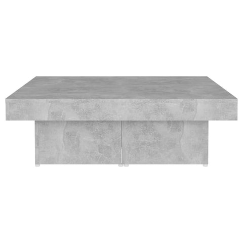 vidaXL Couchtisch Betongrau 90x90x28 cm Holzwerkstoff