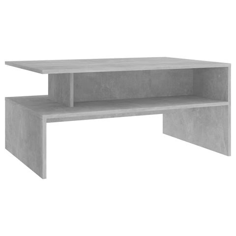 vidaXL Couchtisch Betongrau 90x60x42,5 cm Holzwerkstoff