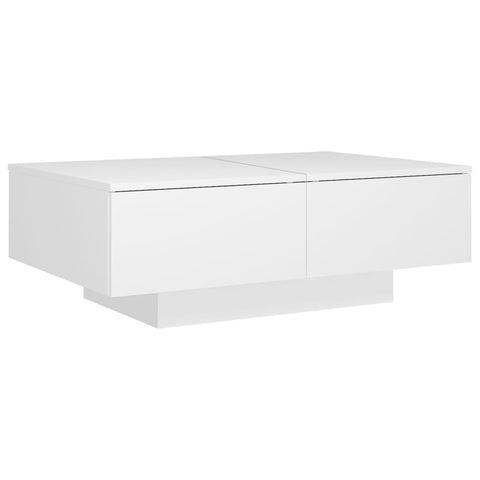 vidaXL Couchtisch Weiß 90x60x31 cm Holzwerkstoff