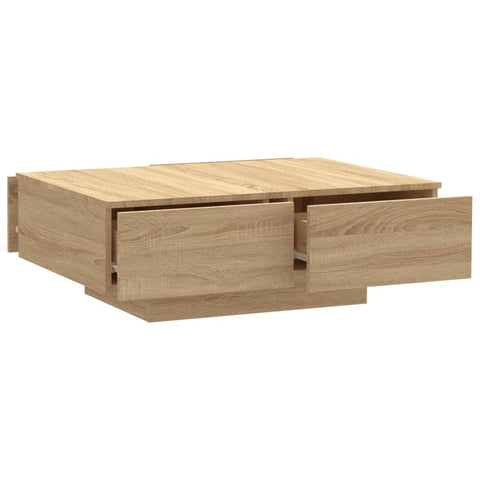 vidaXL Couchtisch Sonoma-Eiche 90x60x31 cm Holzwerkstoff