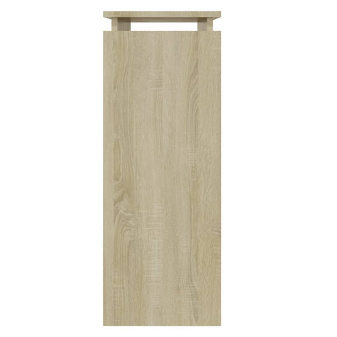 vidaXL Konsolentisch Sonoma-Eiche 80x30x80 cm Holzwerkstoff