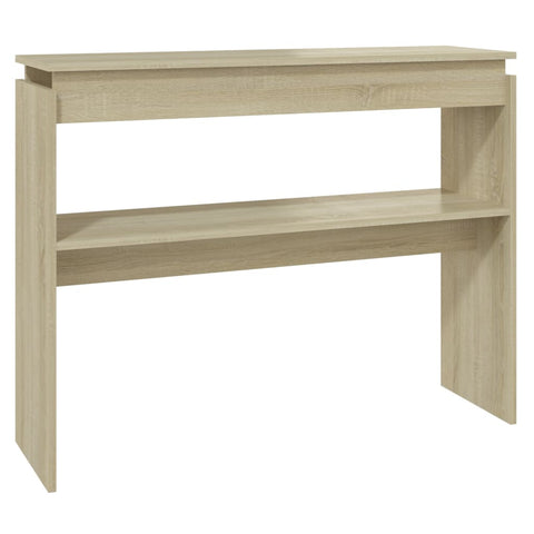 vidaXL Konsolentisch Sonoma-Eiche 102x30x80 cm Holzwerkstoff