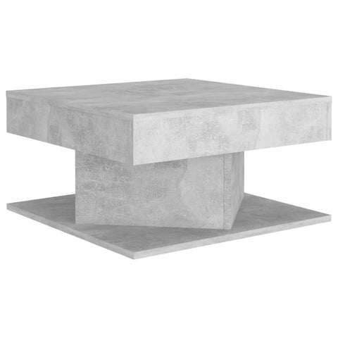 vidaXL Couchtisch Betongrau 57x57x30 cm Holzwerkstoff