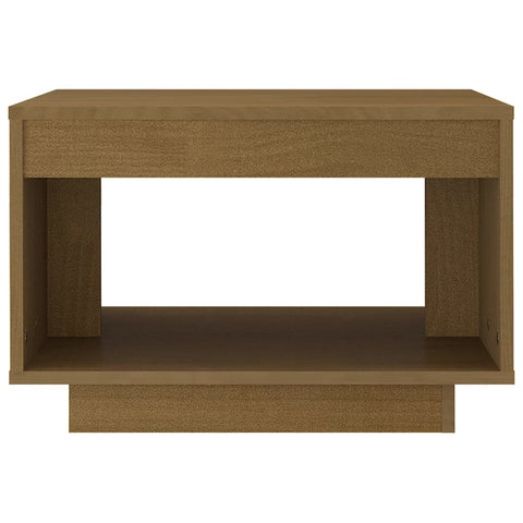 vidaXL Couchtisch Honigbraun 50x50x33,5 cm Massivholz Kiefer