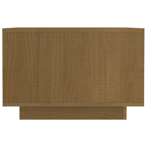 vidaXL Couchtisch Honigbraun 50x50x33,5 cm Massivholz Kiefer