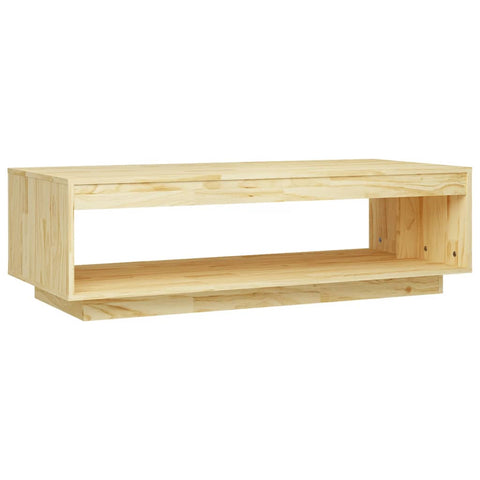 vidaXL Couchtisch 110x50x33,5 cm Massivholz Kiefer