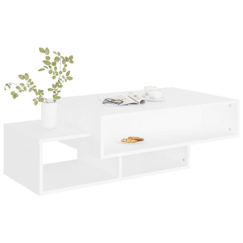 vidaXL Couchtisch Weiß 105x55x32 cm Holzwerkstoff