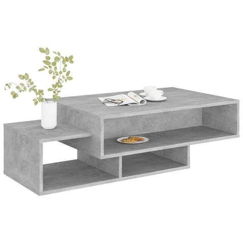 vidaXL Couchtisch Betongrau 105x55x32 cm Holzwerkstoff