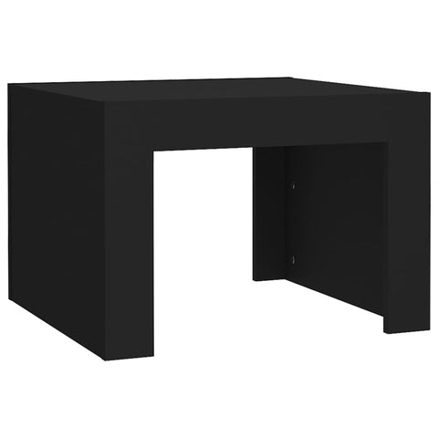 Couchtisch Schwarz 50x50x35 cm Holzwerkstoff